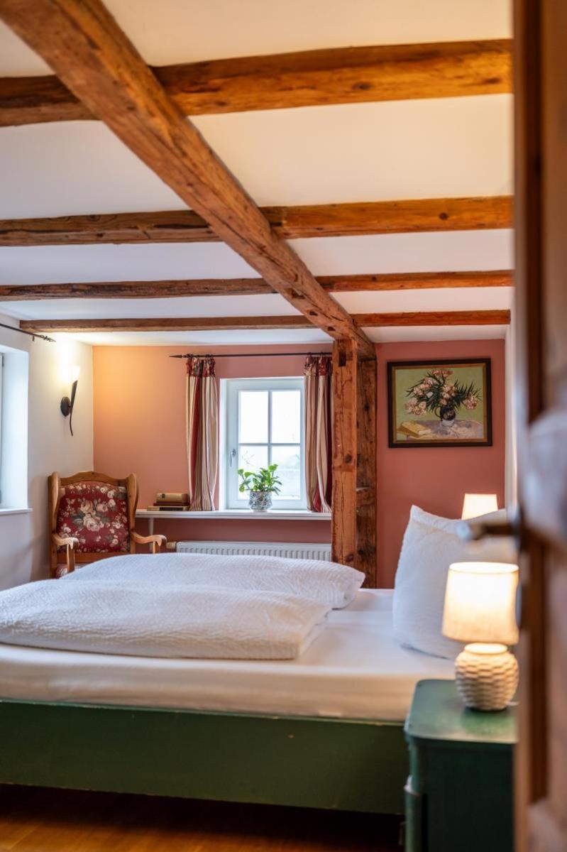 Apartmenthaus Brunnenhof Papstdorf Luaran gambar